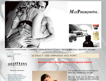 Tablet Screenshot of maxpheromone.com